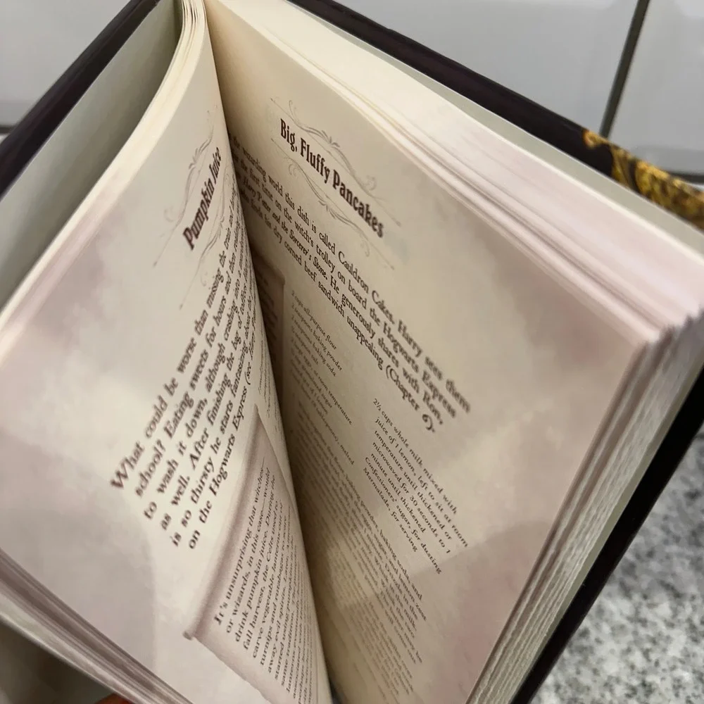 Adams Media The Unofficial Harry Potter Cookbook Purple Hardcover Magic Recipes